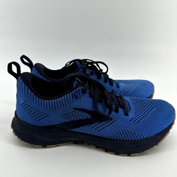 Brooks Revel 5 Performance Running Shoes Road Workout Athletic Blue Black 8M - Picture 4 of 9